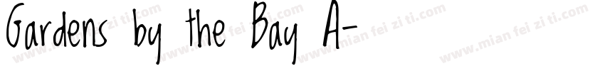 Gardens by the Bay A字体转换